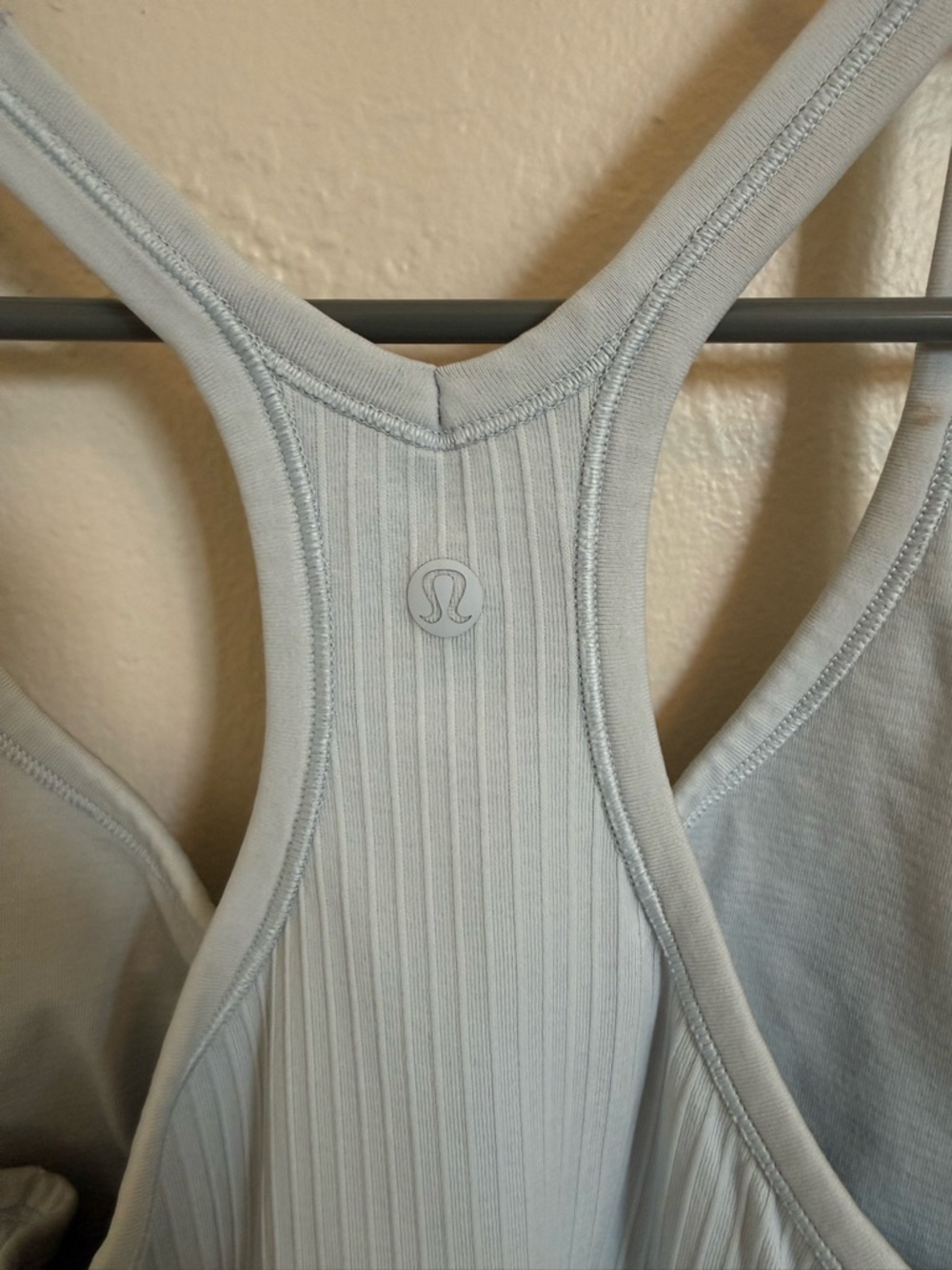Lululemon Baby Blue Ribbed Racerback Tank